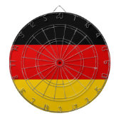 Dartboard mit der Flagge Deutschlands Dartscheibe (vorne)