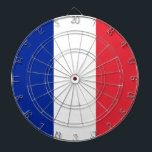 Dartboard mit der Flagge Frankreichs Dartscheibe<br><div class="desc">Erweitern Sie Ihren Spielraum mit unserem exklusiven Dartboard mit der Flagge Frankreichs! Dieses mit viel Liebe zum Detail gestaltete Dartboard ist nicht nur ein Gaming-Accessoire, sondern auch eine Feier der französischen Kultur und des französischen Kulturerbes. Das lebendige Design zeigt die berühmte französische Flagge und macht dieses Dartboard zu einer einzigartigen...</div>