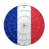 Dartboard mit der Flagge Frankreichs Dartscheibe (vorne)