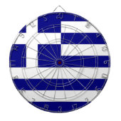 Dartboard mit der Flagge Griechenlands Dartscheibe (vorne)