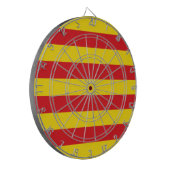 Dartboard mit der Flagge Kataloniens, Spanien Dartscheibe (Vorderseite Links)