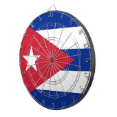 Dartboard mit der Flagge Kubas Dartscheibe (Vorderseite rechts)