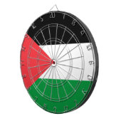 Dartboard mit der Flagge Palästinas Dartscheibe (Vorderseite rechts)