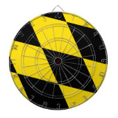 Dartboard mit Fahne in München, Deutschland Dartscheibe (vorne)