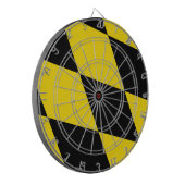 Dartboard mit Fahne in München, Deutschland Dartscheibe (Vorderseite Links)