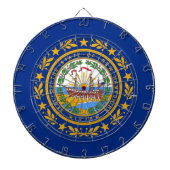 Dartboard mit Flag New Hampshire, USA Dartscheibe (vorne)
