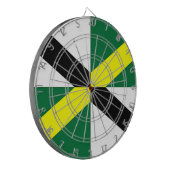 Dartboard mit Flag von Monterey City, USA Dartscheibe (Vorderseite Links)