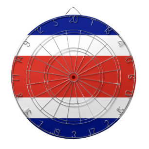 Dartboard mit Flagge Costa Ricas Dartscheibe