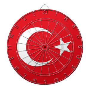 Dartboard mit Flagge der Türkei Dartscheibe