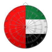 Dartboard mit Flagge der Vereinigten Arabischen Em Dartscheibe (vorne)