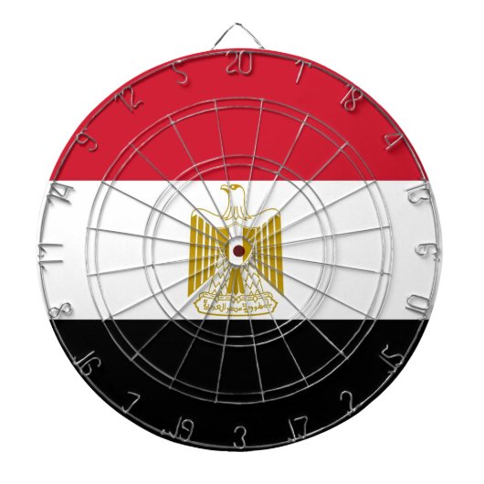 Dartboard mit Flagge in Ägypten Dartscheibe (vorne)