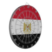 Dartboard mit Flagge in Ägypten Dartscheibe (Vorderseite Links)