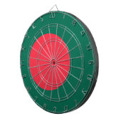 Dartboard mit Flagge in Bangladesch Dartscheibe (Vorderseite rechts)