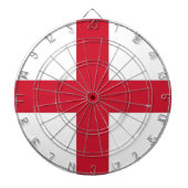 Dartboard mit Flagge von England Dartscheibe (vorne)