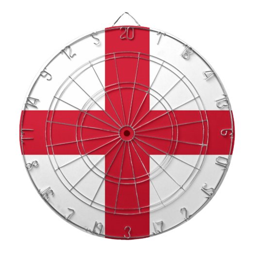 Dartboard mit Flagge von England Dartscheibe (vorne)