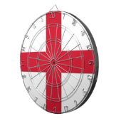 Dartboard mit Flagge von England Dartscheibe (Vorderseite rechts)