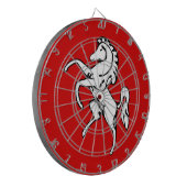 Dartboard mit Flagge von Kent, England Dartscheibe (Vorderseite Links)