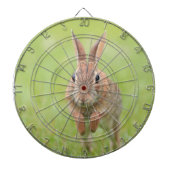 Dartboard mit Hasen-Kaninchen-Bild Dartscheibe (vorne)