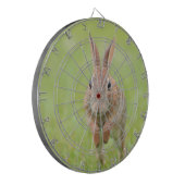 Dartboard mit Hasen-Kaninchen-Bild Dartscheibe (Vorderseite Links)