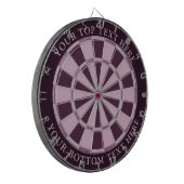 Dartboard mit lila Farben und benutzerdefiniertem  Dartscheibe (Vorderseite Links)
