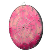 Dartboard mit rosa Sand Cloud-Effekt Dartscheibe (Vorderseite rechts)