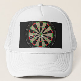 Dartboard-Monogramm Truckerkappe