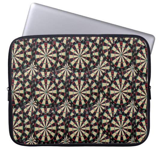 Dartboard-Muster, Laptopschutzhülle (Vorderseite)