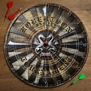 Dartboard - Name der mittelalterlichen Fantasiespi Dartscheibe