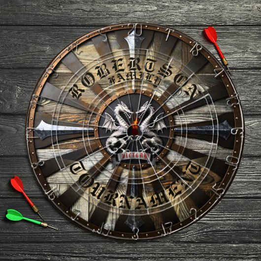 Dartboard - Name der mittelalterlichen Fantasiespi Dartscheibe