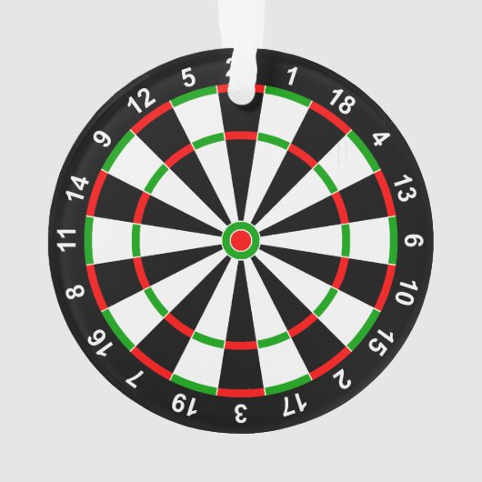Dartboard Ornament (Rückseite)