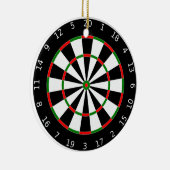 Dartboard-Ornament Keramikornament (Rechts)