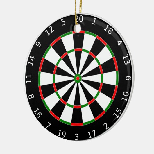 Dartboard-Ornament Keramikornament (Links)