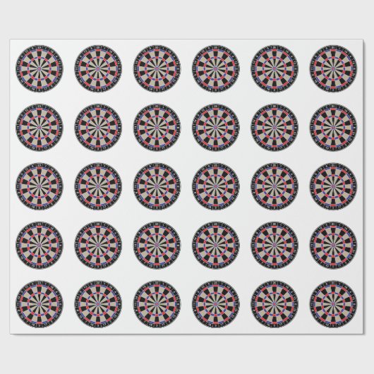 Dartboard-Packpapier Geschenkpapier (Flach)