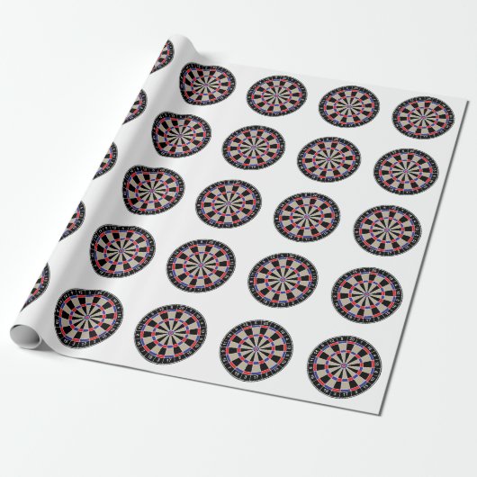 Dartboard-Packpapier Geschenkpapier (Ungerollt)