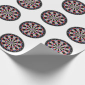 Dartboard-Packpapier Geschenkpapier (Ecke)