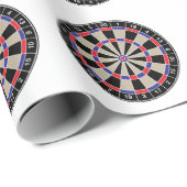 Dartboard-Packpapier Geschenkpapier (Rolleneckpunkt)