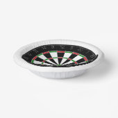 Dartboard Pappteller (Gewinkelt)
