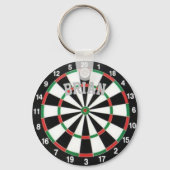 Dartboard Personalisierter Schlüsselanhänger (Vorderseite)