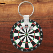 Dartboard Personalisierter Schlüsselanhänger (Vorderseite)