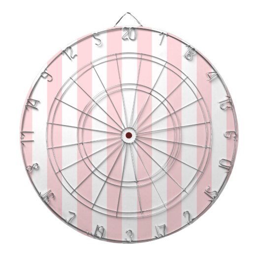 Dartboard Pink White Strip Dartscheibe (vorne)