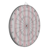 Dartboard Pink White Strip Dartscheibe (Vorderseite Links)
