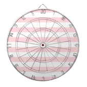 Dartboard Pink White Strip Dartscheibe (vorne)