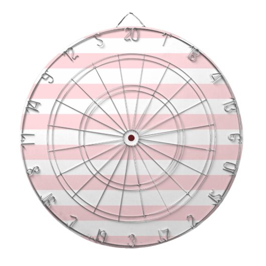 Dartboard Pink White Strip Dartscheibe (vorne)