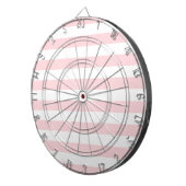 Dartboard Pink White Strip Dartscheibe (Vorderseite rechts)