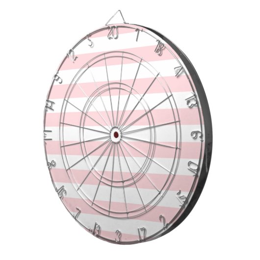 Dartboard Pink White Strip Dartscheibe (Vorderseite rechts)