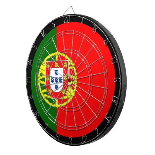 Dartboard & Portugal/Spielbrett Dartscheibe (Vorderseite rechts)