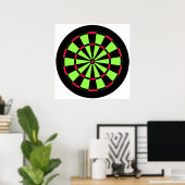 Dartboard Poster (Heimbüro)
