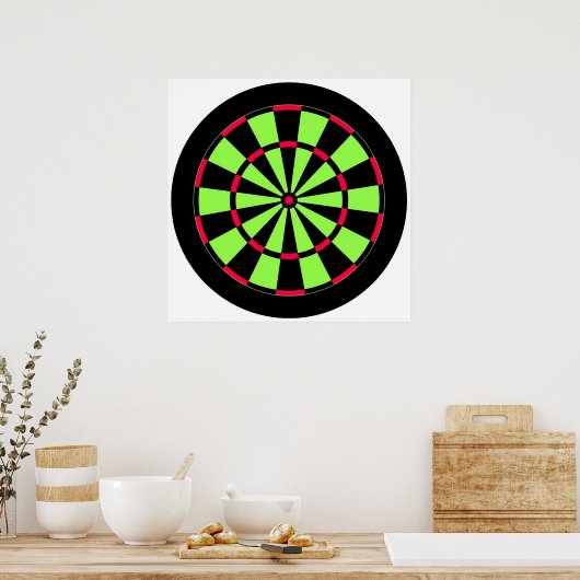 Dartboard Poster (Küche)