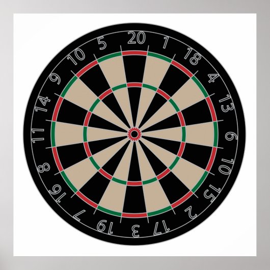 Dartboard Poster (Vorne)