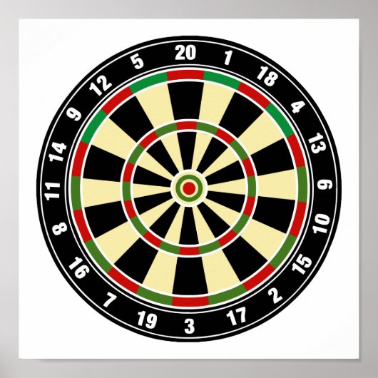 Dartboard Poster (Vorne)